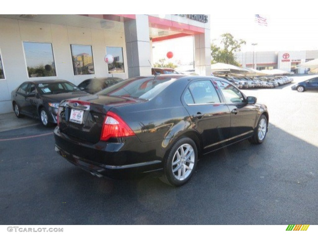 2011 Fusion SEL - Tuxedo Black Metallic / Charcoal Black photo #7