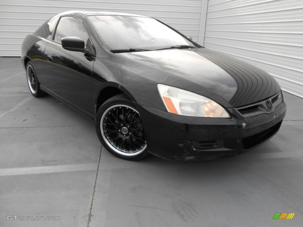 2006 Accord EX V6 Coupe - Nighthawk Black Pearl / Black photo #1