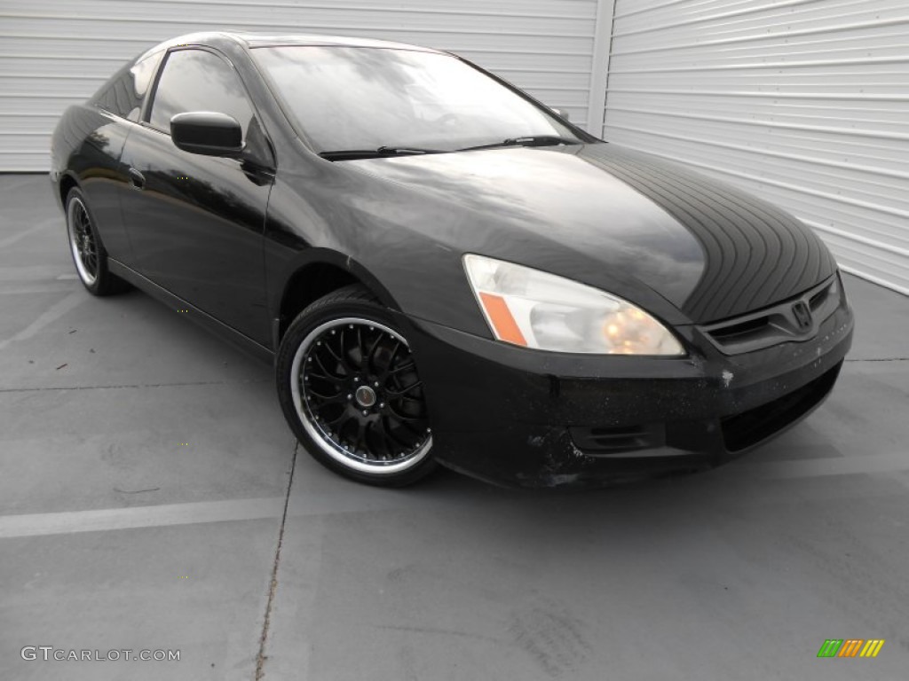 Nighthawk Black Pearl 2006 Honda Accord EX V6 Coupe Exterior Photo #77470742