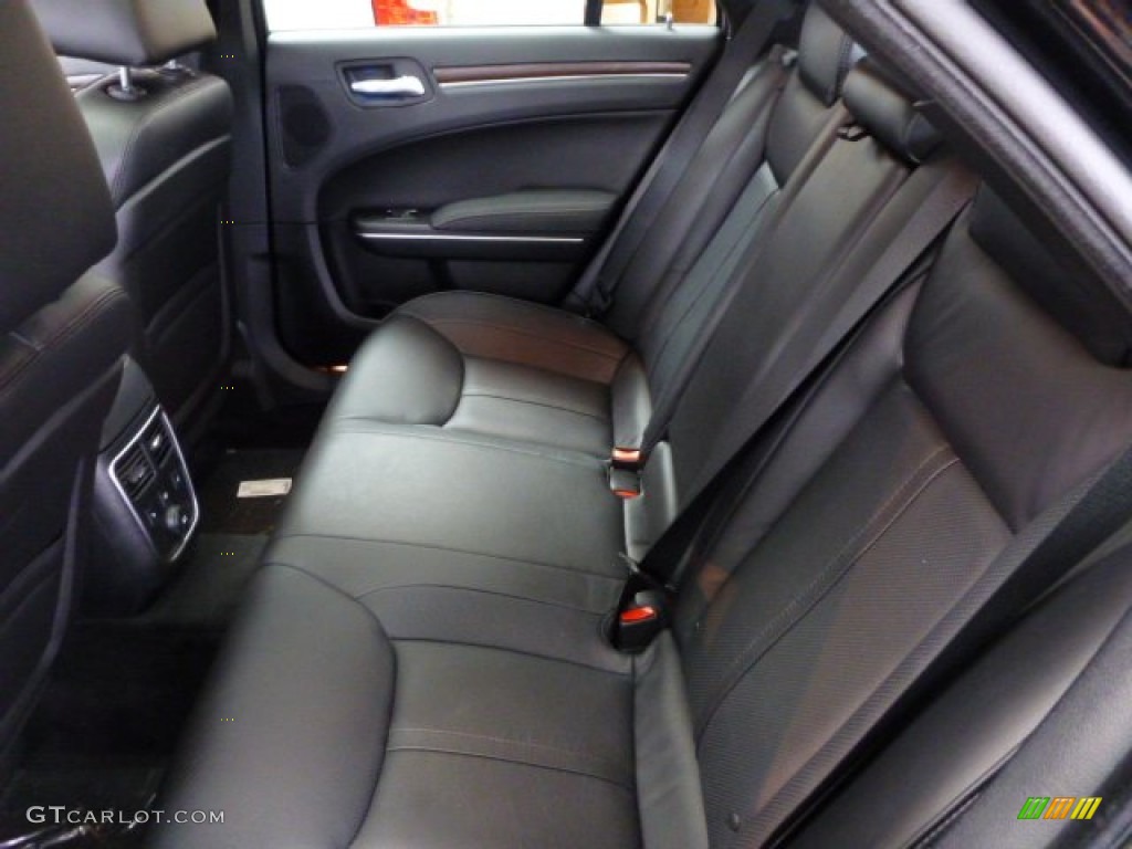 Black Interior 2013 Chrysler 300 C AWD John Varvatos Luxury Edition Photo #77470755