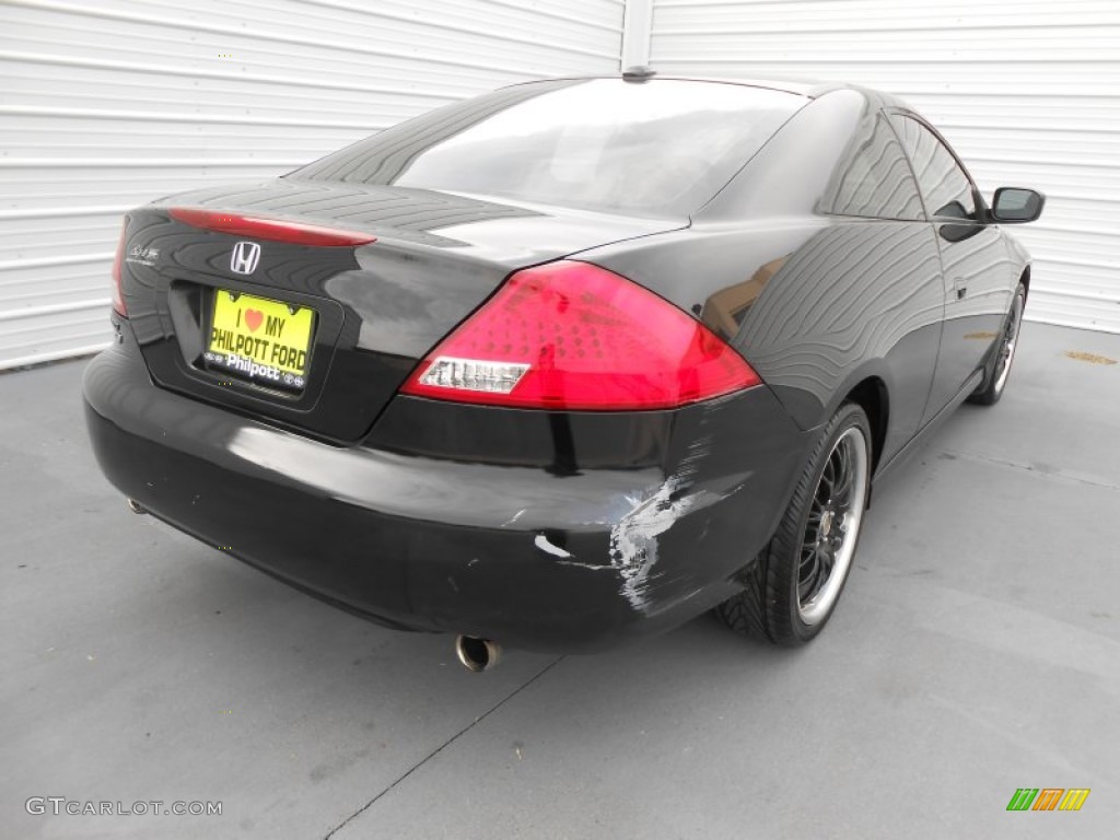 2006 Accord EX V6 Coupe - Nighthawk Black Pearl / Black photo #4