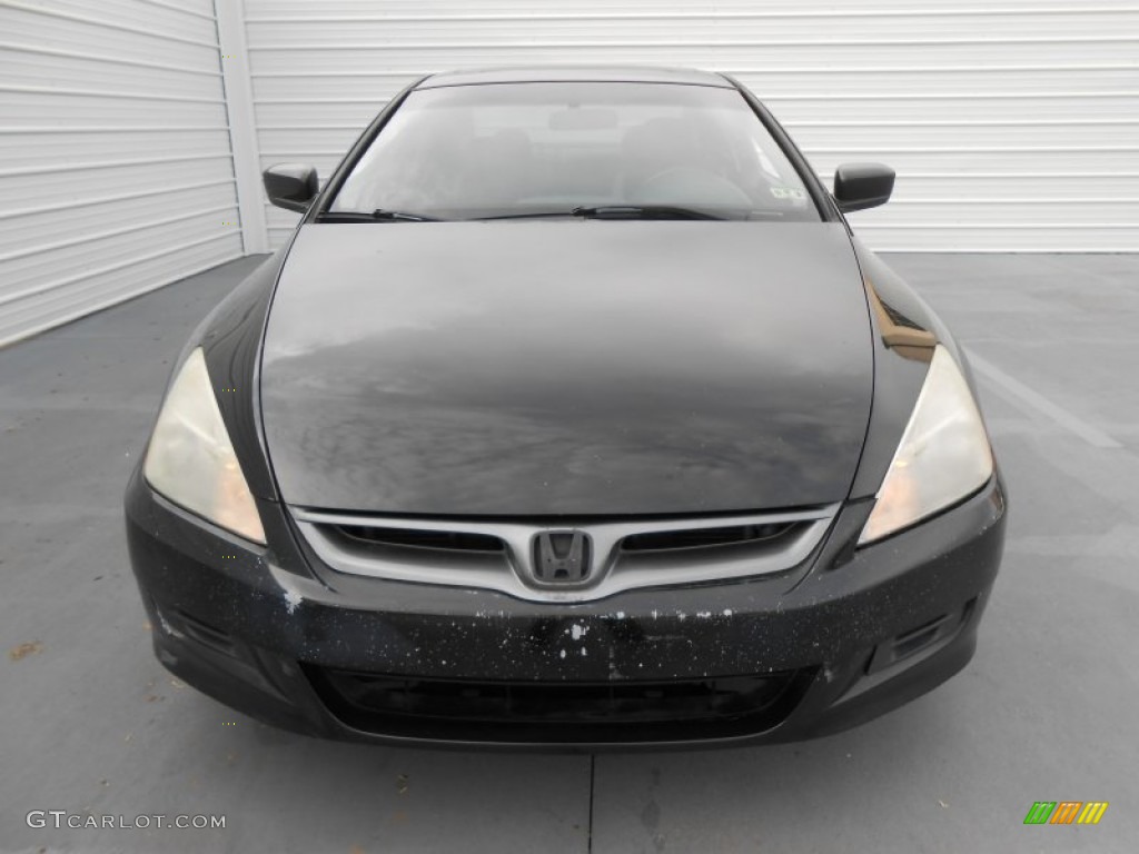 2006 Accord EX V6 Coupe - Nighthawk Black Pearl / Black photo #8