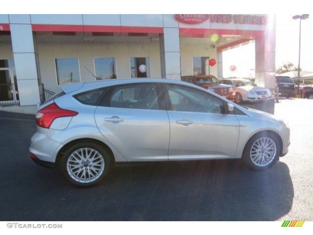 2012 Focus SEL 5-Door - Ingot Silver Metallic / Charcoal Black photo #8