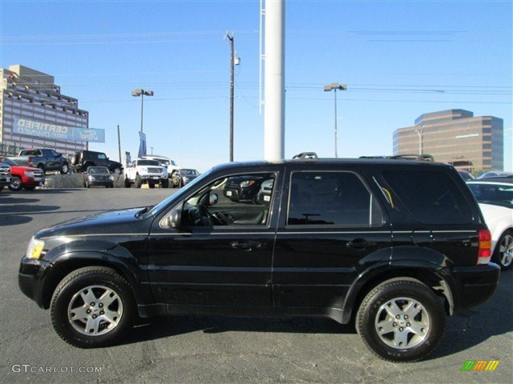 Black 2004 Ford Escape Limited 4WD Exterior Photo #77471328