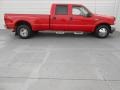 Red - F350 Super Duty XLT Crew Cab Dually Photo No. 3