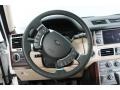 Tan/Jet 2011 Land Rover Range Rover HSE Steering Wheel