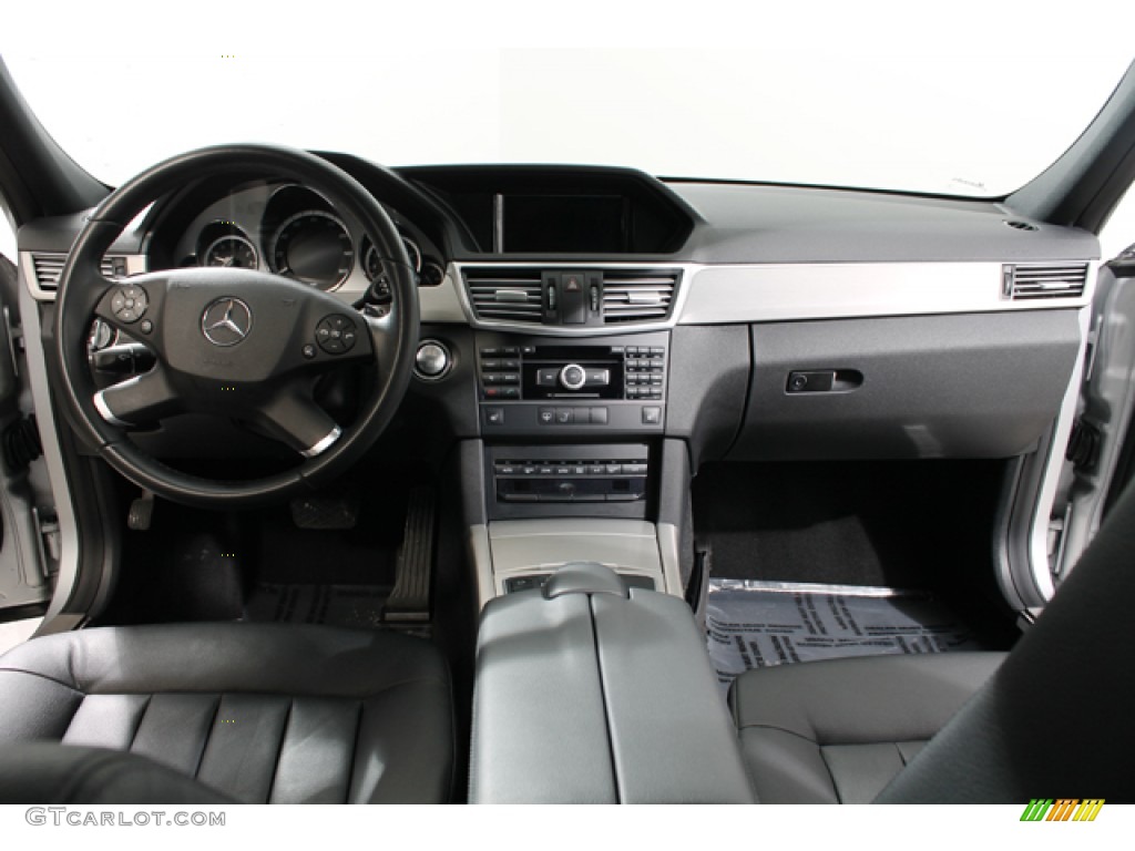 2011 Mercedes-Benz E 350 4Matic Sedan Black Dashboard Photo #77471958
