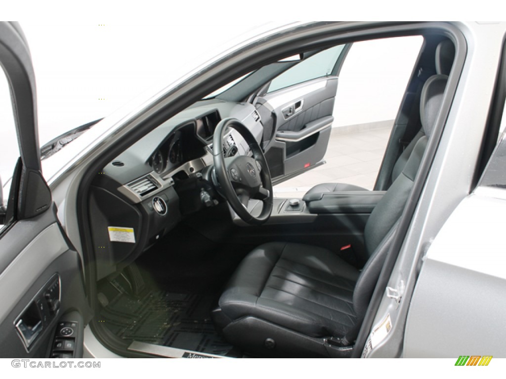 Black Interior 2011 Mercedes-Benz E 350 4Matic Sedan Photo #77472096