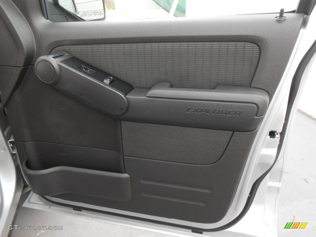 2010 Ford Explorer XLT Black Door Panel Photo #77472339