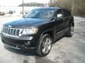 2011 Brilliant Black Crystal Pearl Jeep Grand Cherokee Overland 4x4  photo #13