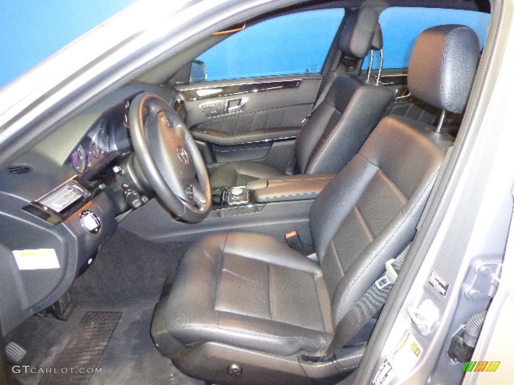 Black Interior 2010 Mercedes-Benz E 350 4Matic Sedan Photo #77473170