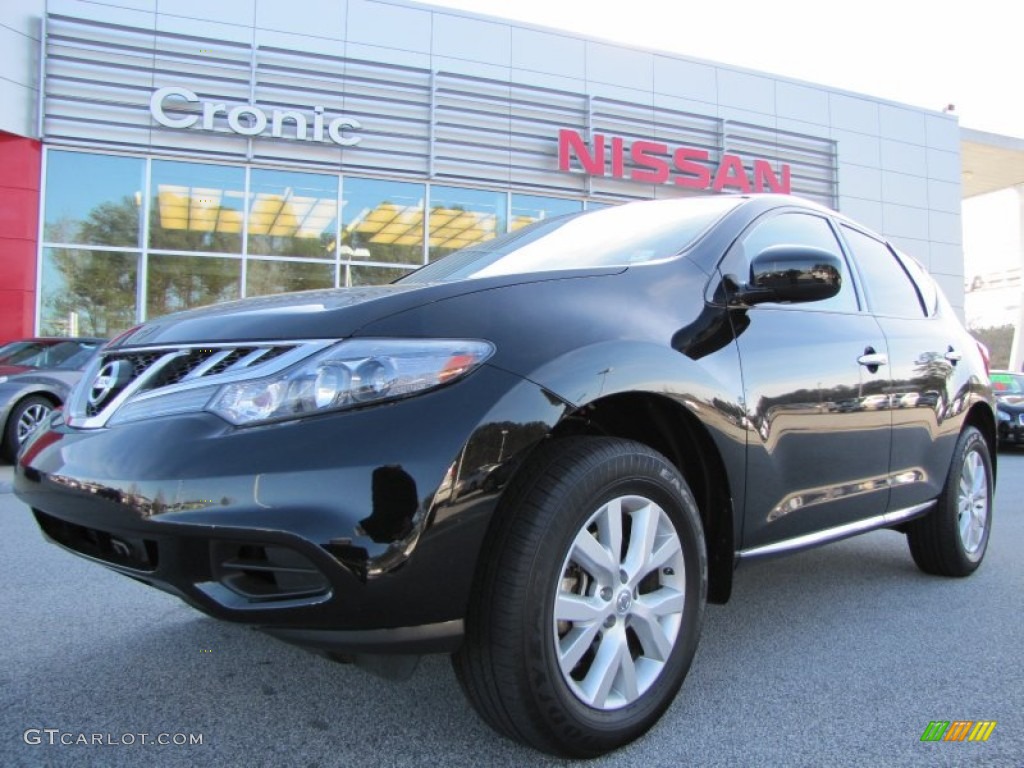 2012 Murano S - Super Black / Beige photo #1