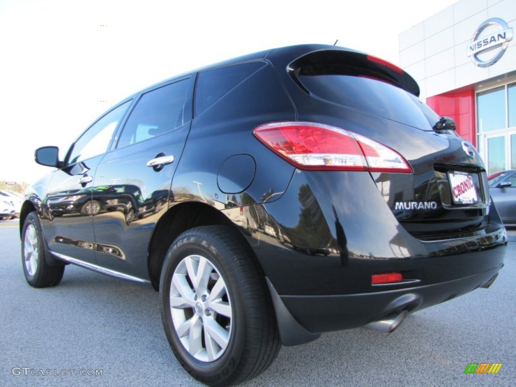 2012 Murano S - Super Black / Beige photo #3