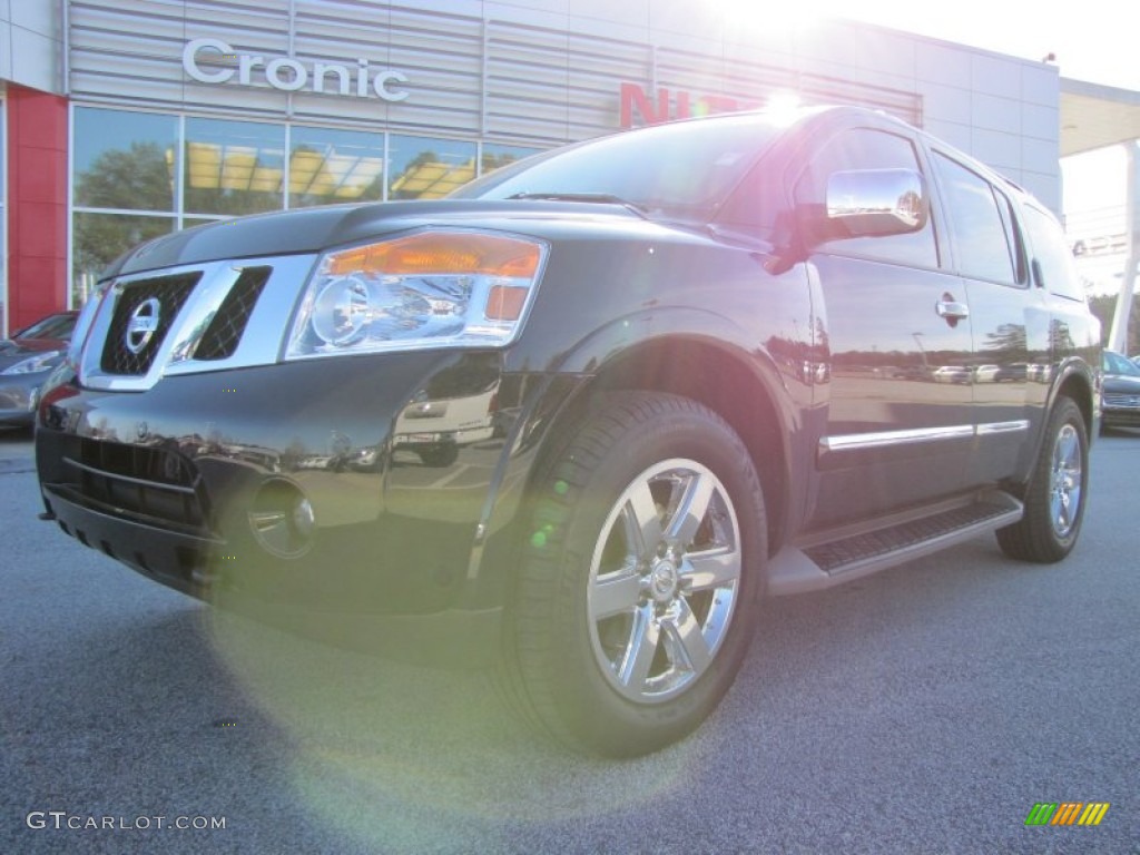 Galaxy Black Nissan Armada