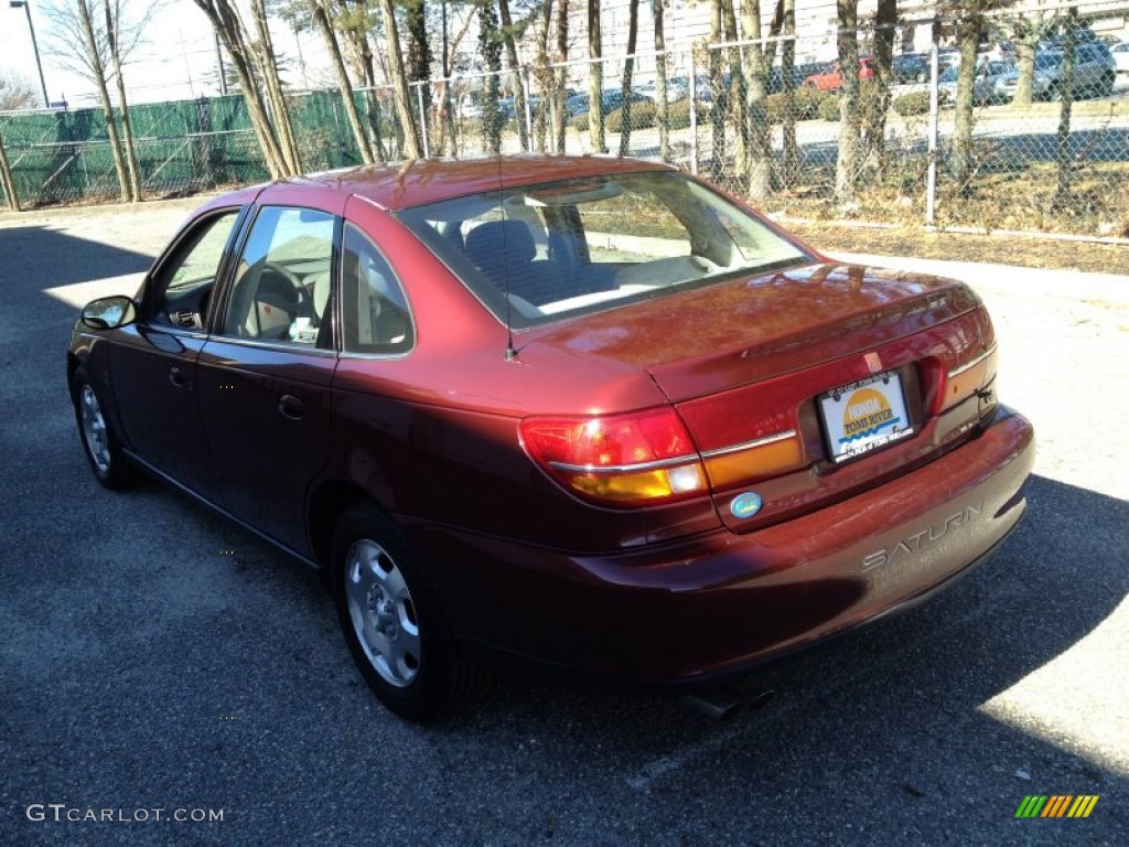 2000 L Series LS2 Sedan - Dark Red / Gray photo #5