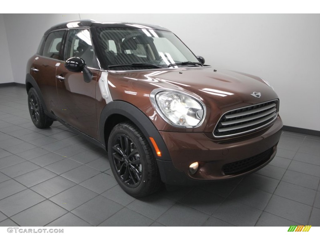 2013 Cooper Countryman - Brilliant Copper Metallic / Carbon Black photo #1