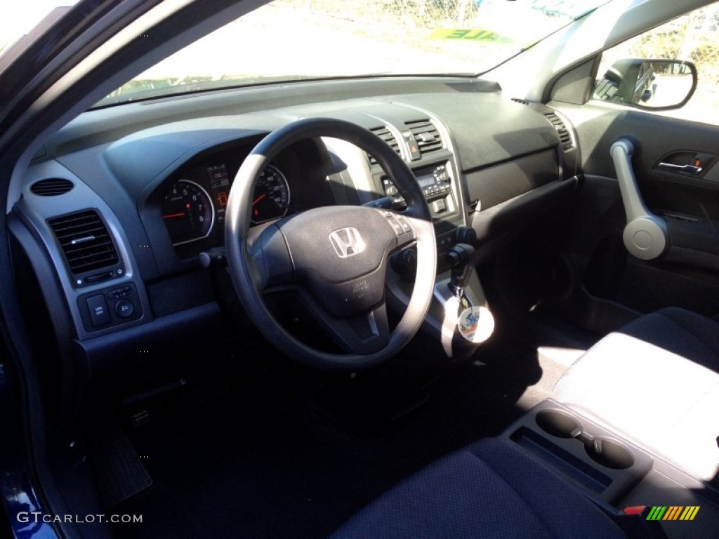 2007 CR-V LX 4WD - Royal Blue Pearl / Black photo #9
