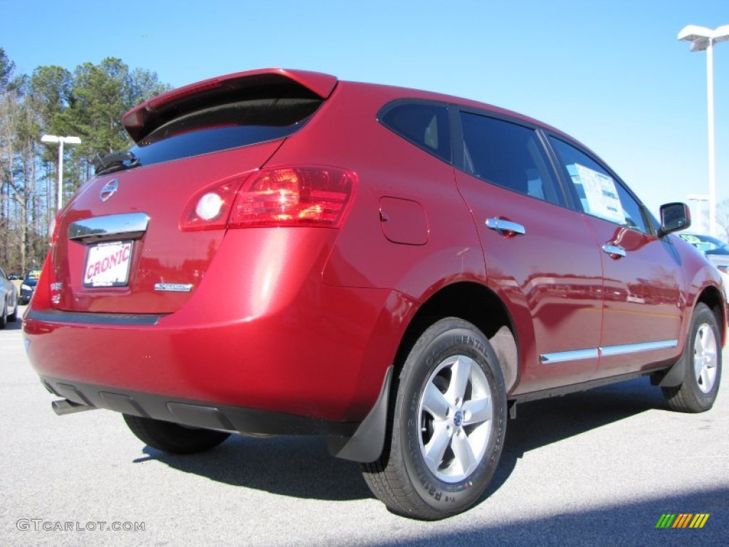 2013 Rogue S Special Edition - Cayenne Red / Black photo #5