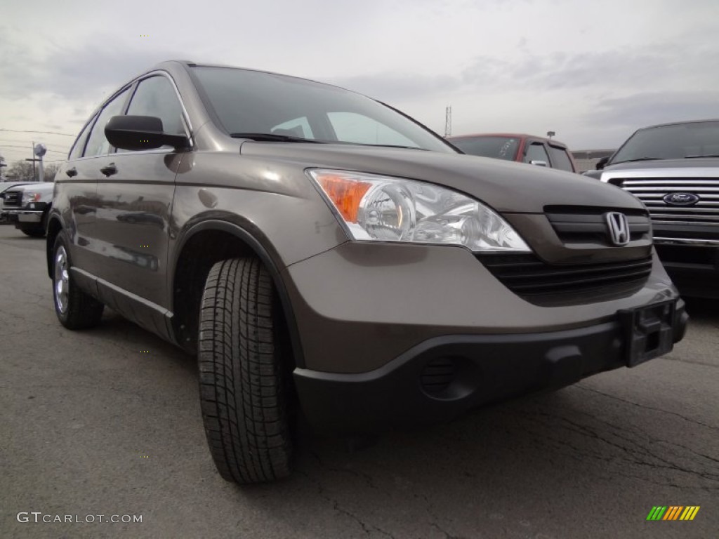 2009 CR-V LX 4WD - Urban Titanium Metallic / Black photo #3