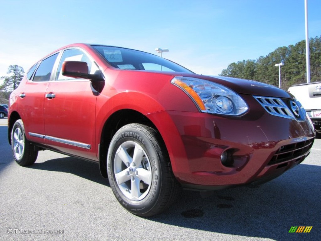 2013 Rogue S Special Edition - Cayenne Red / Black photo #7
