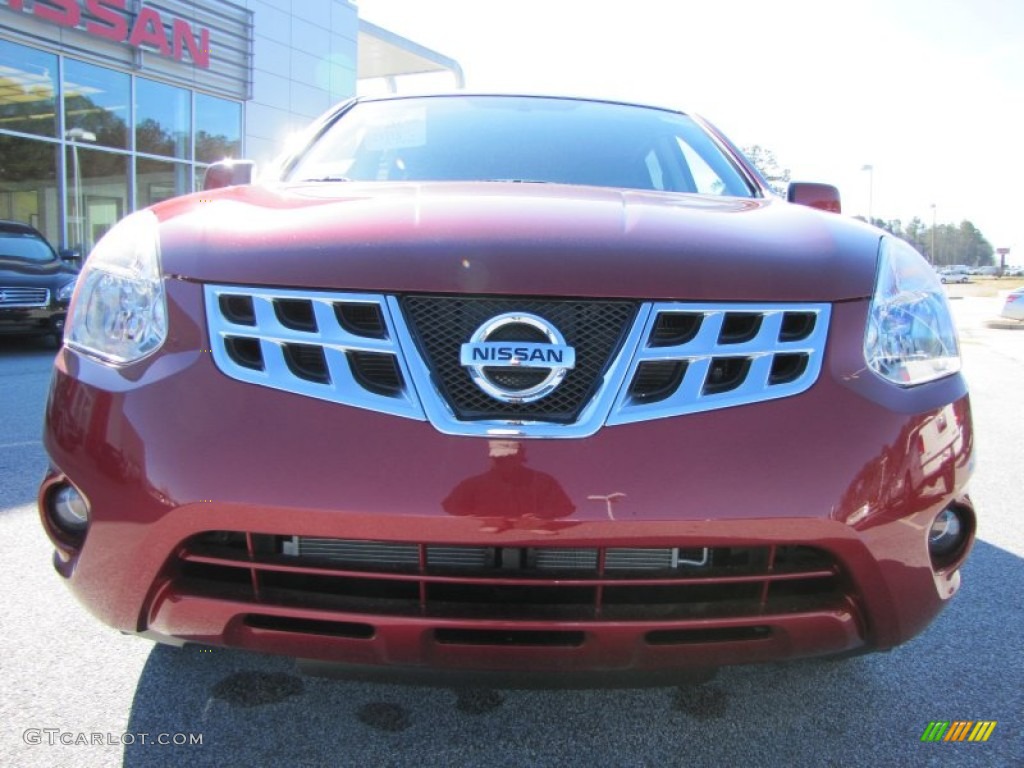 2013 Rogue S Special Edition - Cayenne Red / Black photo #8