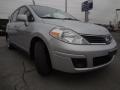 2009 Brillant Silver Nissan Versa 1.8 S Hatchback  photo #3