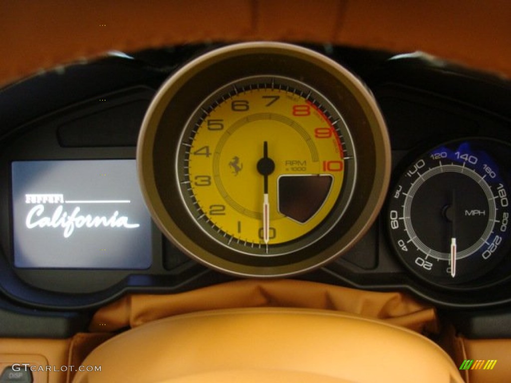 2011 Ferrari California Standard California Model Gauges Photo #77478637
