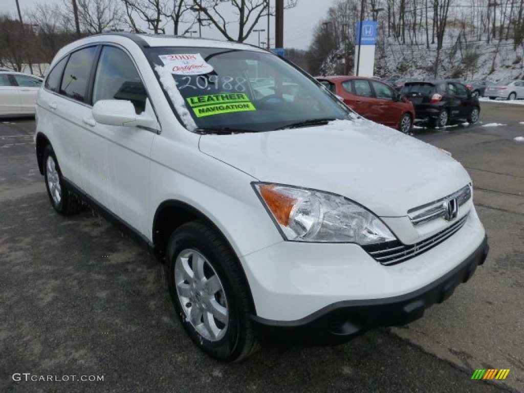 Taffeta White 2008 Honda CR-V EX-L 4WD Exterior Photo #77479799