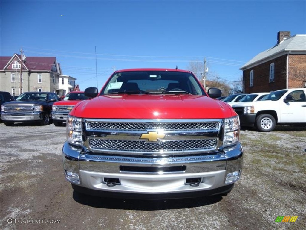 2013 Silverado 1500 LT Extended Cab 4x4 - Victory Red / Ebony photo #2