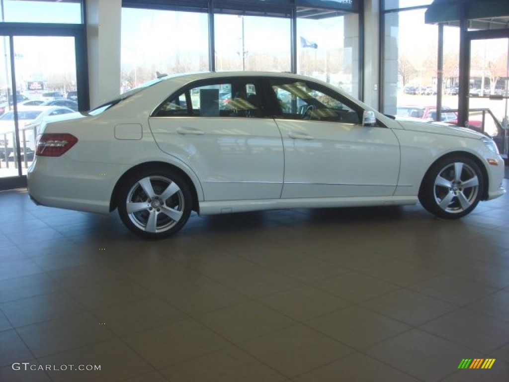 2010 E 350 Sedan - Arctic White / Natural Beige photo #3