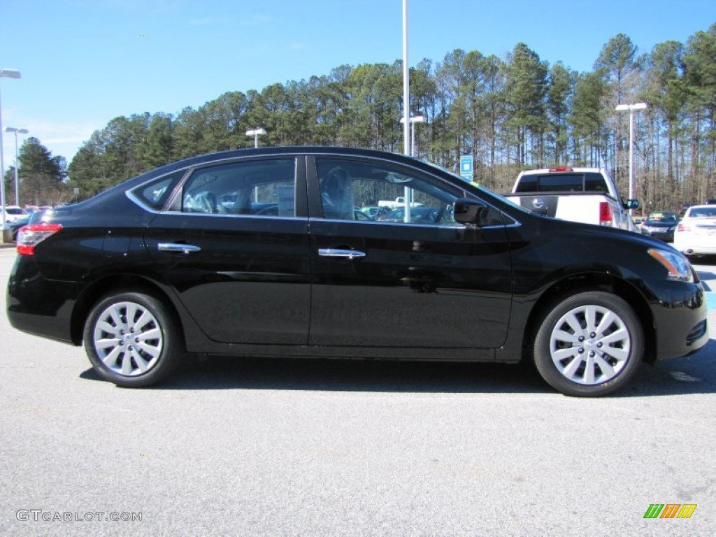 Super Black 2013 Nissan Sentra SV Exterior Photo #77481189