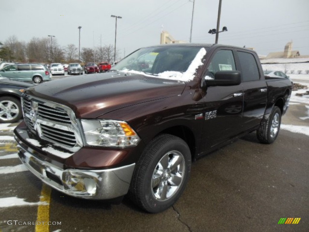 Western Brown Pearl 2013 Ram 1500 Big Horn Crew Cab 4x4 Exterior Photo #77481237