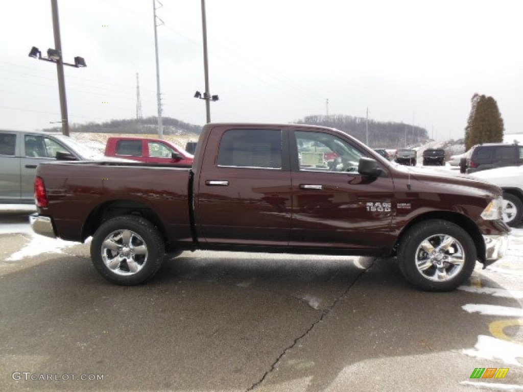 2013 1500 Big Horn Crew Cab 4x4 - Western Brown Pearl / Canyon Brown/Light Frost Beige photo #5