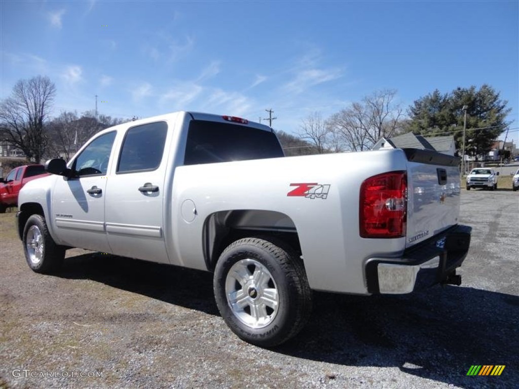 2013 Silverado 1500 LT Crew Cab 4x4 - Silver Ice Metallic / Ebony photo #5