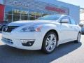 2013 Pearl White Nissan Altima 3.5 SL  photo #1