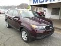 2013 Dark Cherry Kia Sorento LX V6 AWD  photo #2