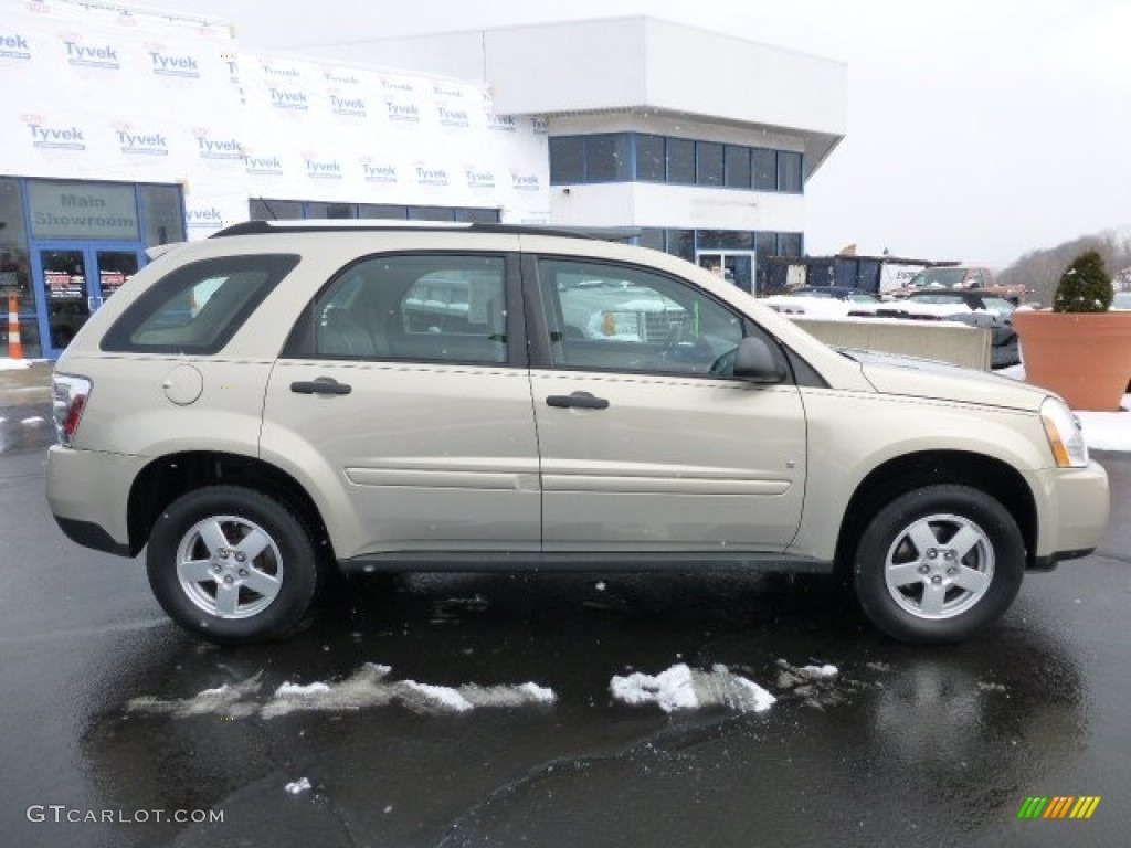 2009 Equinox LS - Gold Mist Metallic / Light Cashmere photo #2