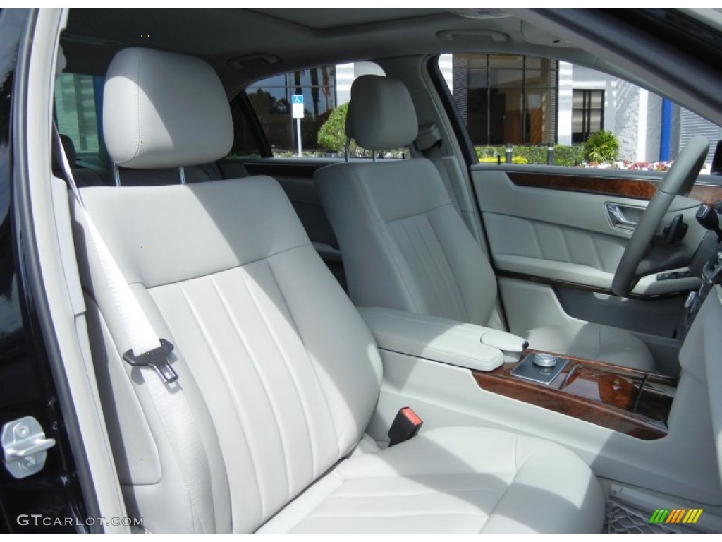 Ash Gray Interior 2010 Mercedes-Benz E 350 Sedan Photo #77485154
