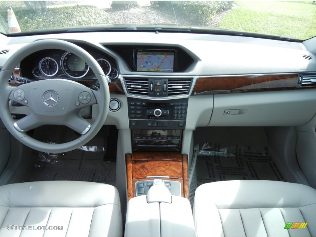 2010 Mercedes-Benz E 350 Sedan Ash Gray Dashboard Photo #77485215
