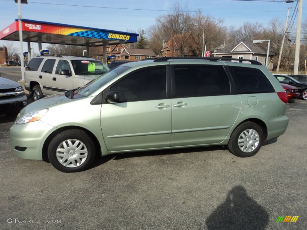 Silver Pine Mica 2009 Toyota Sienna CE Exterior Photo #77485464