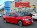 2009 Rallye Red Honda Civic Si Sedan  photo #1