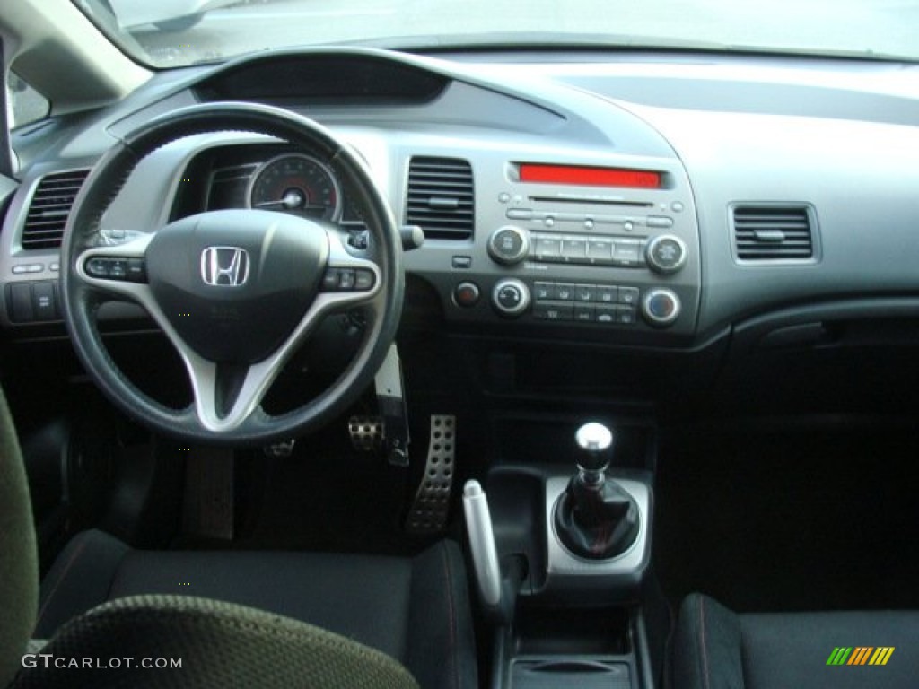 2009 Civic Si Sedan - Rallye Red / Black photo #10