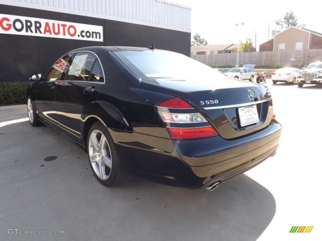 2008 S 550 4Matic Sedan - Black / Cashmere/Savanna photo #4