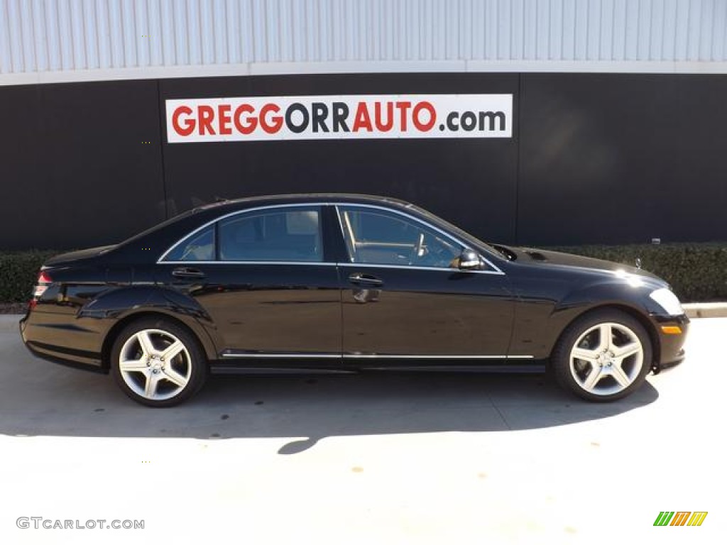 2008 S 550 4Matic Sedan - Black / Cashmere/Savanna photo #5