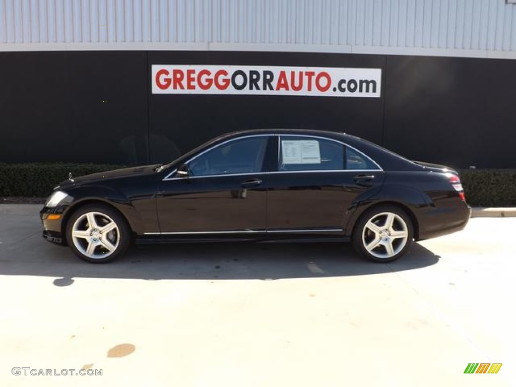 2008 S 550 4Matic Sedan - Black / Cashmere/Savanna photo #6