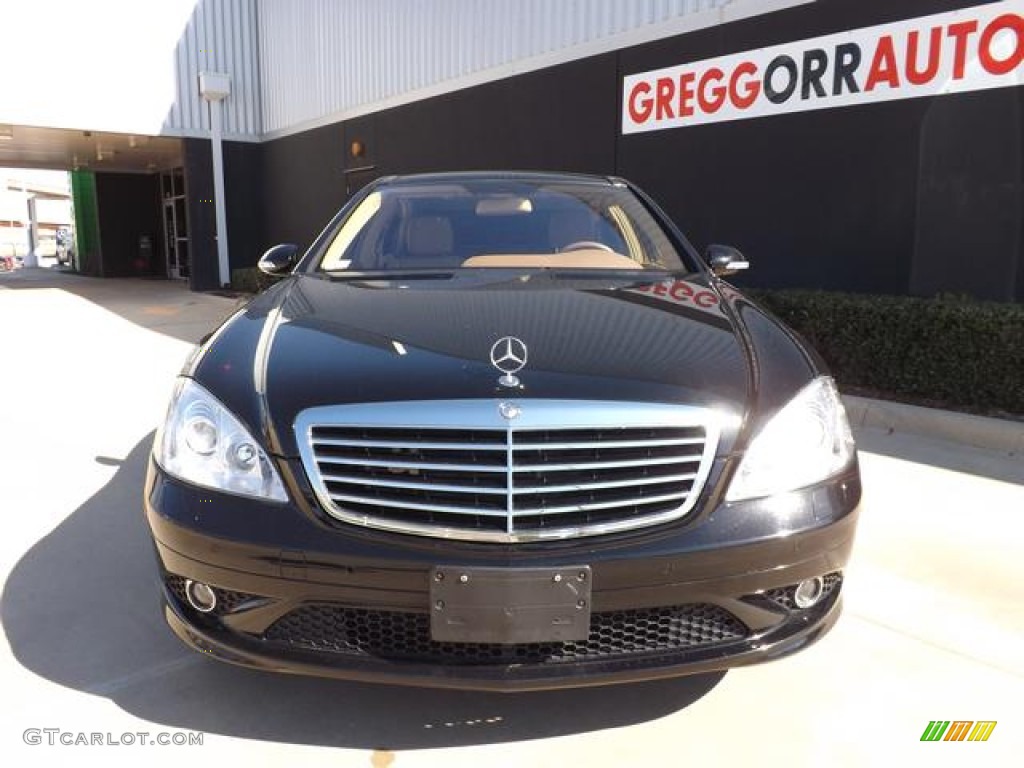 2008 S 550 4Matic Sedan - Black / Cashmere/Savanna photo #8