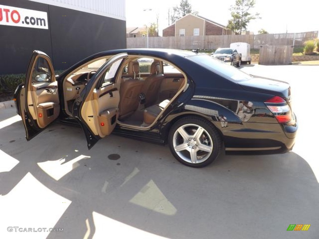 2008 S 550 4Matic Sedan - Black / Cashmere/Savanna photo #10