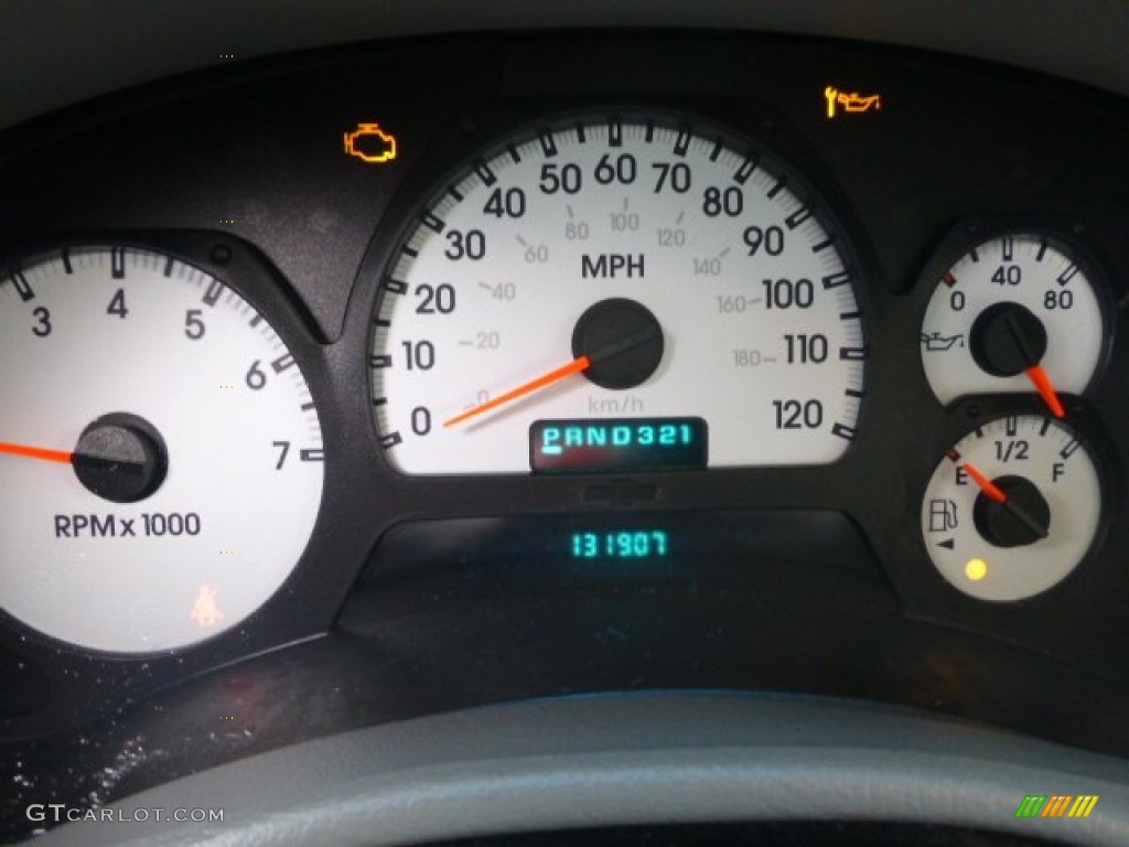 2005 TrailBlazer LS 4x4 - Emerald Jewel Green Metallic / Light Gray photo #15