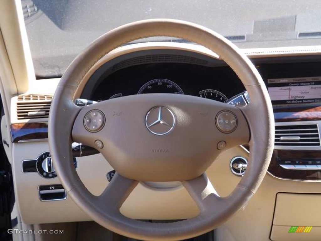 2008 S 550 4Matic Sedan - Black / Cashmere/Savanna photo #20