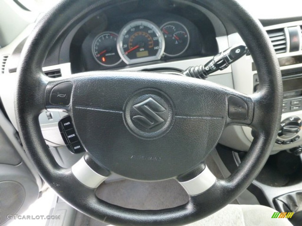 2004 Suzuki Forenza S Gray Steering Wheel Photo #77487446